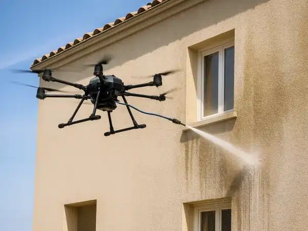 Nettoyage de façade par drone près de Malemort-du-Comtat
